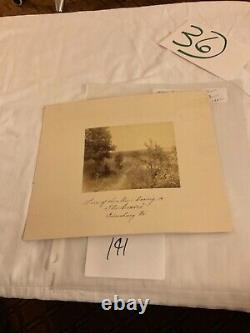 191 Petersburg Mine Crater Explosion Civil War Photo 1870's Line of the MINE