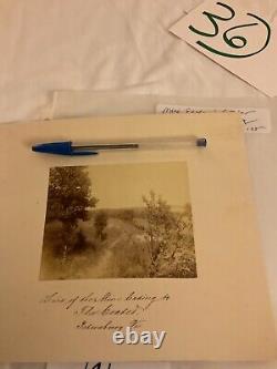 191 Petersburg Mine Crater Explosion Civil War Photo 1870's Line of the MINE