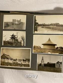 1920s USMC Chinese Civil War Photo Album Beijing Legation Imperial City China