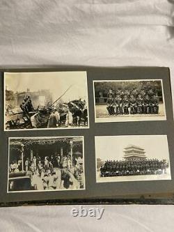 1920s USMC Chinese Civil War Photo Album Beijing Legation Imperial City China