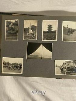 1920s USMC Chinese Civil War Photo Album Beijing Legation Imperial City China