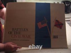 1960 Battles Of The CIVIL War 1861-1865 A Pictorial Presentation, Kurz & Allison