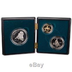 1995 US Civil War Battlefield 3-Coin Commemorative Proof Set in Photo Case