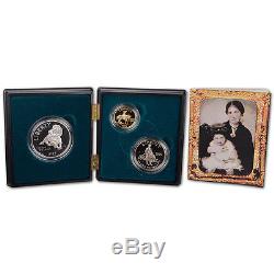 1995 US Civil War Battlefield 3-Coin Commemorative Proof Set in Photo Case