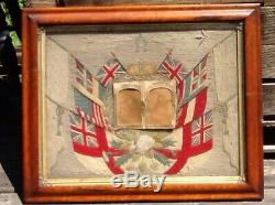 19th Century Sailors Folk Art Woolie Withphotos Tar & Woman Mathews Virginia Moon