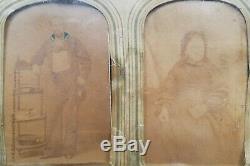 19th Century Sailors Folk Art Woolie Withphotos Tar & Woman Mathews Virginia Moon