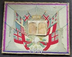 19th Century Sailors Folk Art Woolie Withphotos Tar & Woman Mathews Virginia Moon