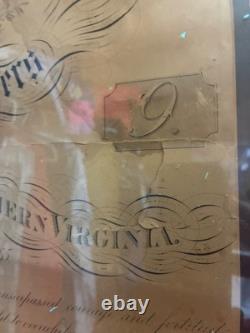 19th century broadside robert e lee farewell address in vintage frame