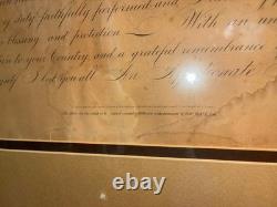 19th century broadside robert e lee farewell address in vintage frame 19th century broadside robert e lee farewell address in vintage frame