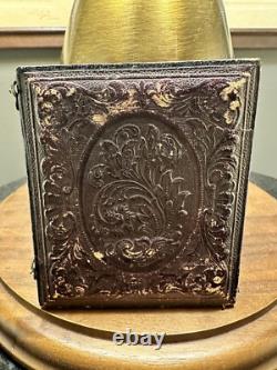 1/6 Plate Ambrotype Young Civil War Sailor Circa 1861 USN Navy Photo 1800s Rare