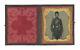 1/6 Plate Civil War Ruby Ambrotype Double Armed Yankee With Rifle & Bowie Knife