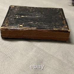 1/6 Plate Tintype Photo Civil War Uniform Union Soldier Full Union Case Painted