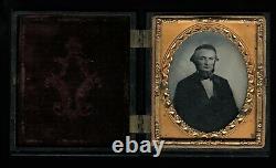 1/6 pre civil war ambrotype bearded man Kentucky Tennessee family