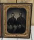 1/6th Tintype Of A Pair Of Soldiers Civil War Photograph Great Condition