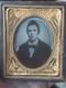 1/9 Plate Presumed Civil War Soldier Ambrotype Union Now And Forever Handsome