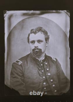 2-1860s Civil War Glass Negatives, Prendergast Bros St Paul MN