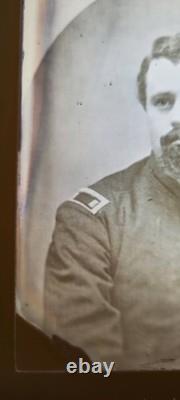 2-1860s Civil War Glass Negatives, Prendergast Bros St Paul MN