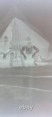 2-1860s Civil War Glass Negatives, Prendergast Bros St Paul MN
