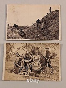 (2) Civil War CDV Photographs Mathew Brady Album Gallery Servant Confederate Gun