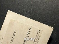 (2) Civil War CDV Photographs Mathew Brady Album Gallery Servant Confederate Gun