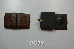 (2) Civil War Soldier 1/9 Ambrotype Repaired Cases