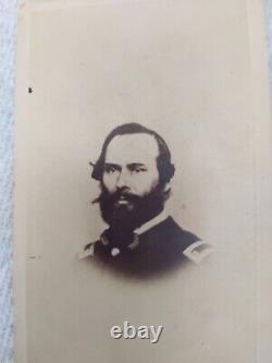 2 OF SAME Civil War Soldier Photo 1ST LT DANIEL B. MERRIMAN HISTORIC CDV NY RARE