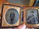 2-u. S. Civil War Soliders Withrifles Portraits In Same Case