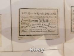 370 Paris France 5 CDV Photograph Group Civil War 1860s by Baptiste Guerard