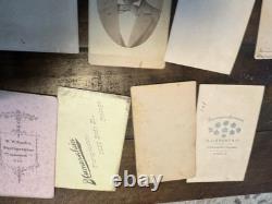 38 MEN & BOYS Lot of CDV Photos Civil War Era & Later