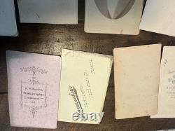 38 MEN & BOYS Lot of CDV Photos Civil War Era & Later