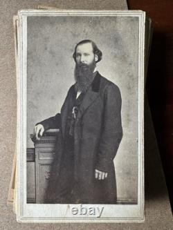 38 MEN & BOYS Lot of CDV Photos Civil War Era & Later