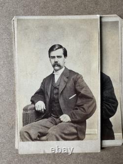 38 MEN & BOYS Lot of CDV Photos Civil War Era & Later