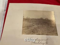 396 Petersburg Ft Sedgwick Battlefield Photo 1870's note Four Elderly CIVIL WAR
