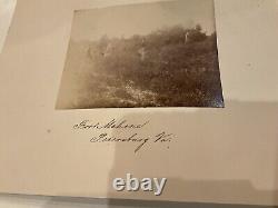 499 Civil War Fort Mahone Petersburg Va Siege Veterans Photo Ink Inscription