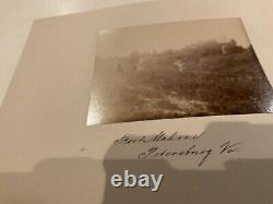 499 Civil War Fort Mahone Petersburg Va Siege Veterans Photo Ink Inscription