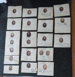 49 Civil War Prominent Men Gem Albumen 1860s Photos 20 Autograph Clergy Doctors