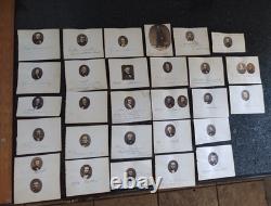 49 Civil War Prominent Men Gem Albumen 1860s Photos 20 Autograph Clergy Doctors