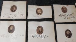49 Civil War Prominent Men Gem Albumen 1860s Photos 20 Autograph Clergy Doctors