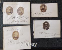 49 Civil War Prominent Men Gem Albumen 1860s Photos 20 Autograph Clergy Doctors