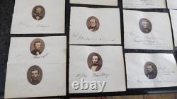 49 Civil War Prominent Men Gem Albumen 1860s Photos 20 Autograph Clergy Doctors