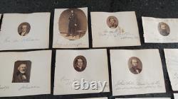 49 Civil War Prominent Men Gem Albumen 1860s Photos 20 Autograph Clergy Doctors