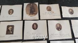 49 Civil War Prominent Men Gem Albumen 1860s Photos 20 Autograph Clergy Doctors