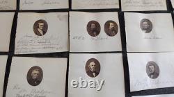 49 Civil War Prominent Men Gem Albumen 1860s Photos 20 Autograph Clergy Doctors