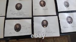 49 Civil War Prominent Men Gem Albumen 1860s Photos 20 Autograph Clergy Doctors