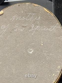 4 Vintage Tintype Soldier Military Family Pics Mat/Glass/Frame Case's 1855-1875