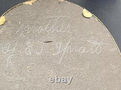 4 Vintage Tintype Soldier Military Family Pics Mat/Glass/Frame Case's 1855-1875