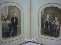 50 CIVIL War Era Photo Album Children, Soldiers, Photographs