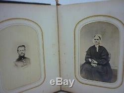 50 CIVIL War Era Photo Album Children, Soldiers, Photographs