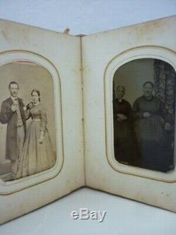 50 CIVIL War Era Photo Album Children, Soldiers, Photographs