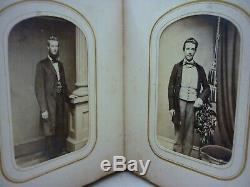 50 CIVIL War Era Photo Album Children, Soldiers, Photographs